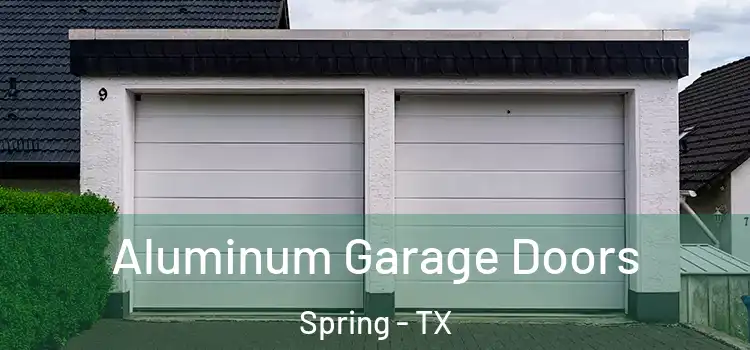  Aluminum Garage Doors Spring - TX