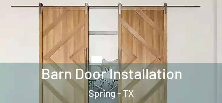 Barn Door Installation Spring - TX