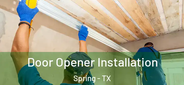 Door Opener Installation Spring - TX