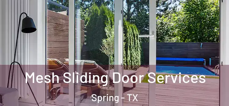 Mesh Sliding Door Services Spring - TX